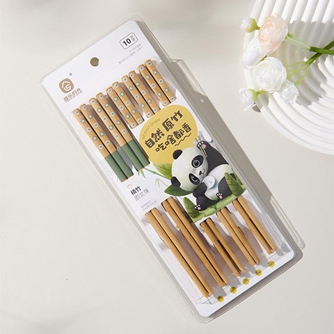sw2110图文原生竹筷10双