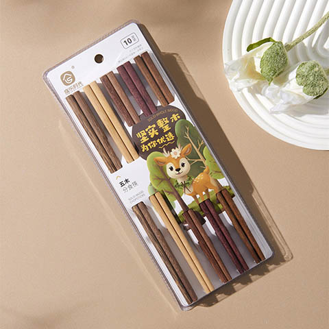 sw2173五木分食筷10雙（無(wú)漆）